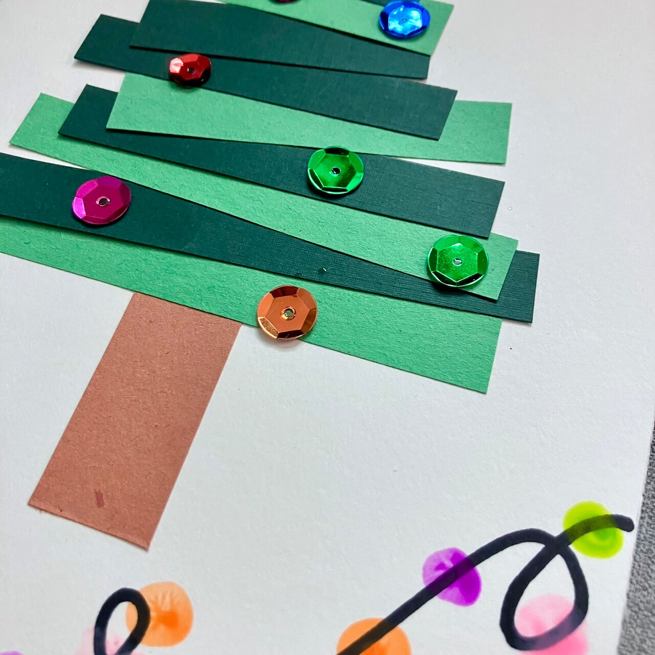 12 Days of Card Making: Christmas Tree Card for Kids